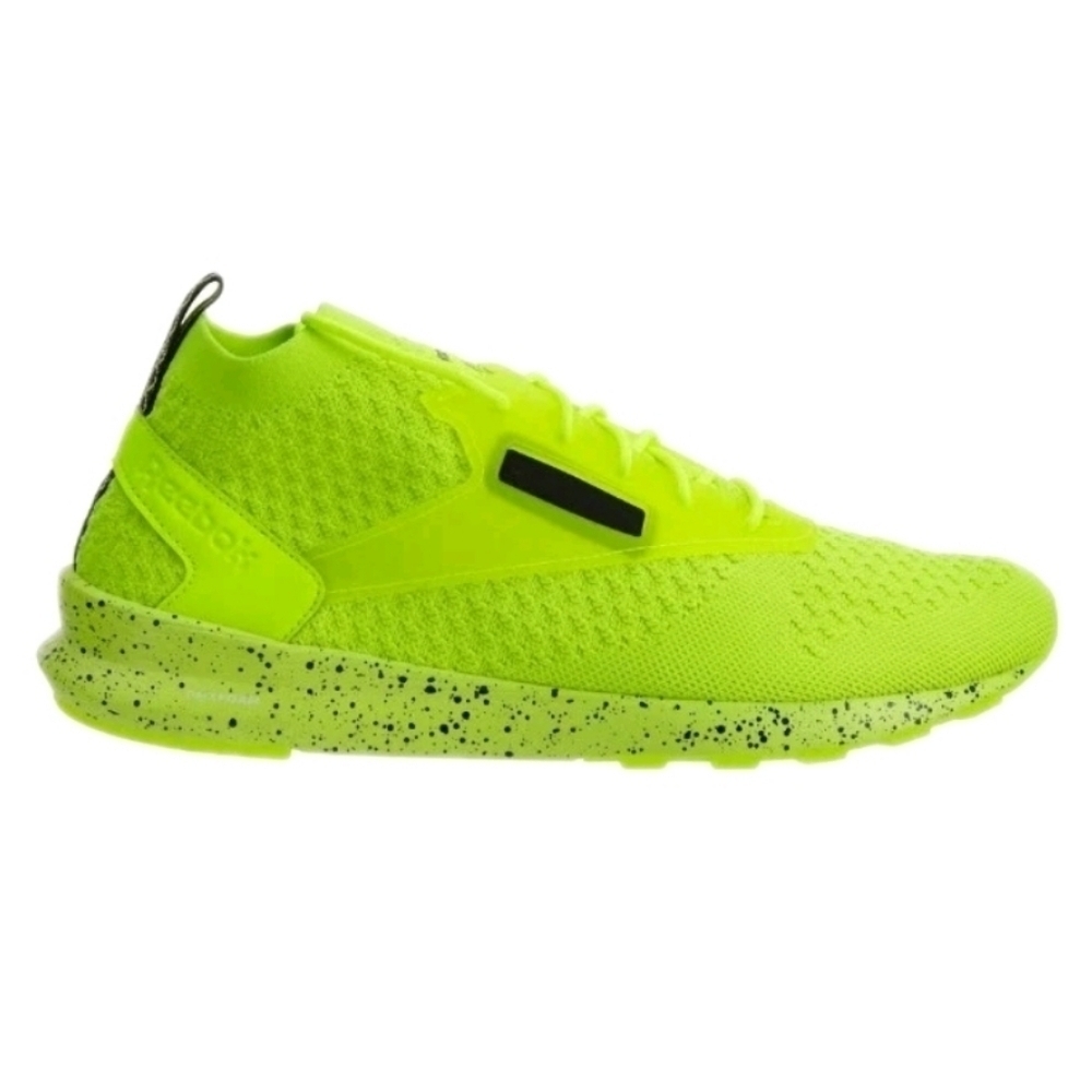 Reebok Mens Zoku Runner Ultra Knit Is Solar Yellow Black 11